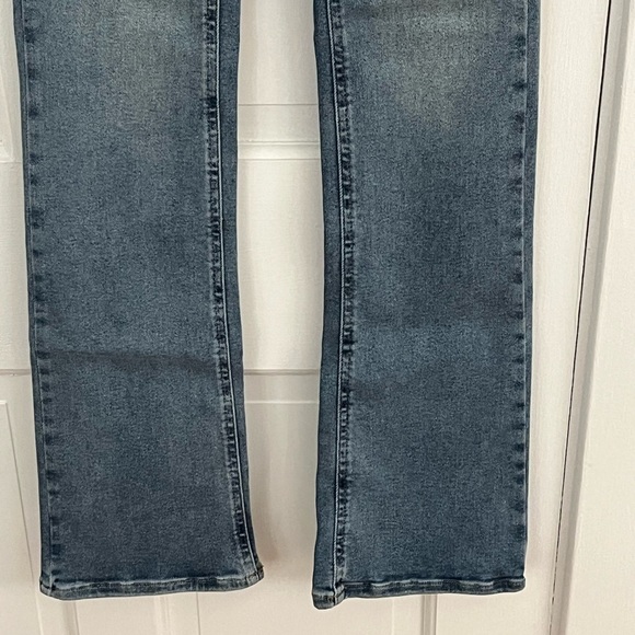 Free People We the Free Shayla Boot Cut Denim Blue Jeans Size 25 Western Rodeo - Picture 7 of 16